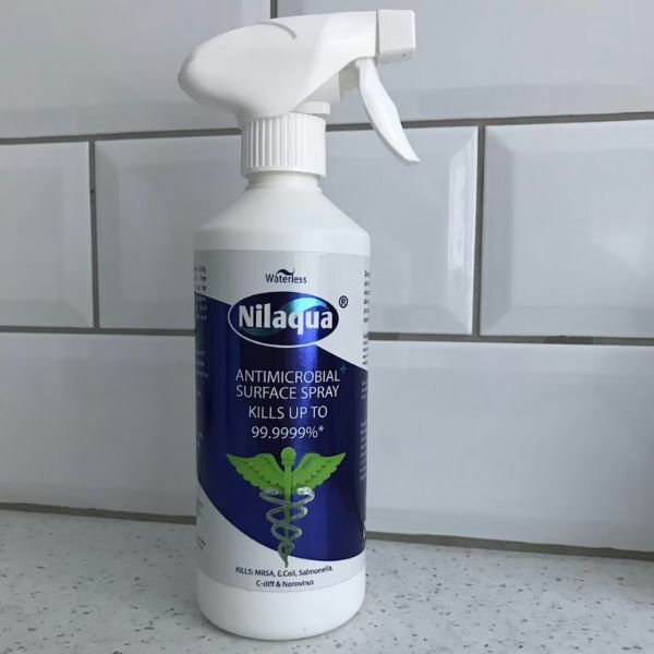 Nilaqua virucidal surface spray 500ml, imported from the UK