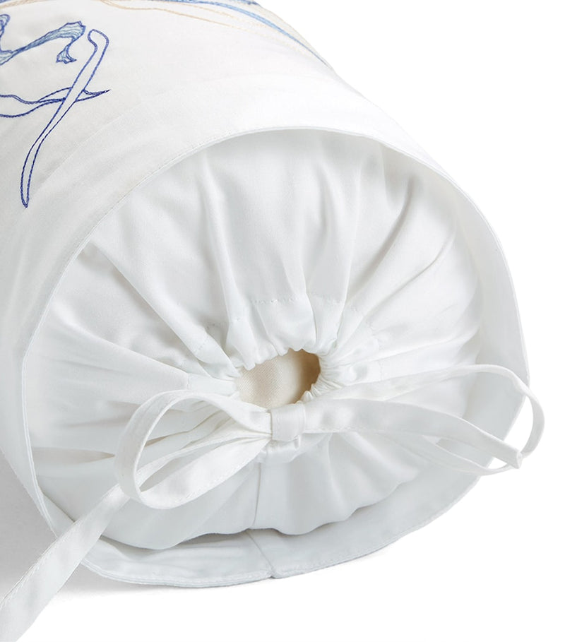 Yves Delorme Couture Nautilus neck roll 13cm x 35cm (British brand)