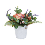 Livingandhome artificial rose pot 30cm - British product
