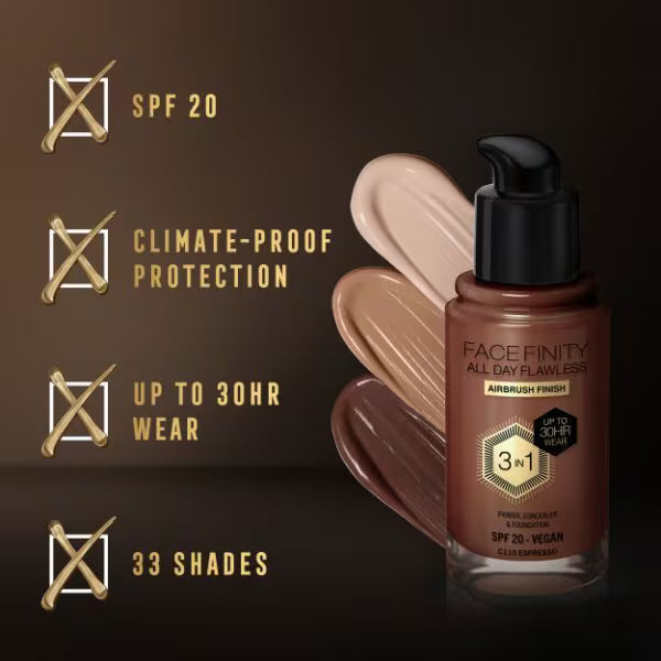 Max Factor Foundation Espresso, imported from the UK