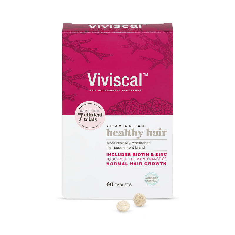 Viviscal healthy hair vitamins tablets 60 count, UK version