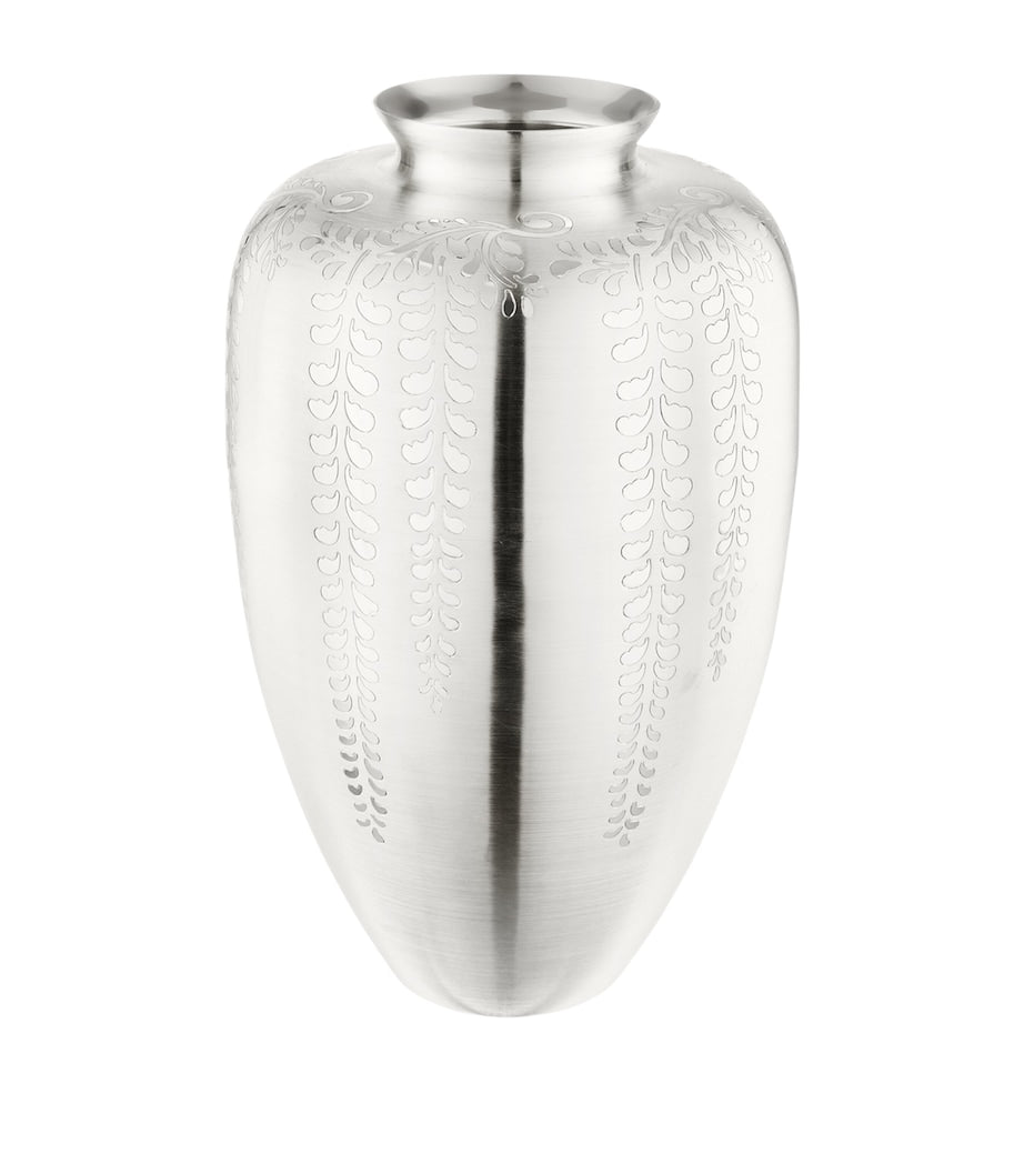 Christofle Chute De Glycines silberne Vase 82cm (Britische Marke)
