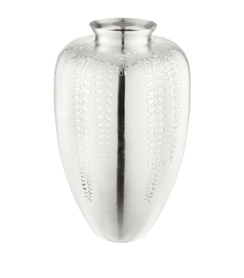 Christofle Chute De Glycines silberne Vase 82cm (Britische Marke)
