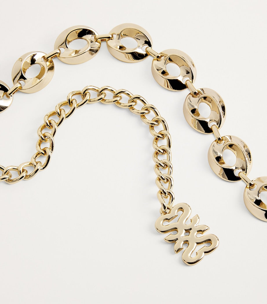 Sandro Paris monogram chain belt 1.5cm (British brand)