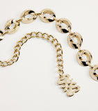 Sandro Paris monogram chain belt 1.5cm (British brand)