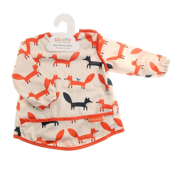 Ziggle Baby Coverall Bib Mister Fox 6-24 Months (British brand)