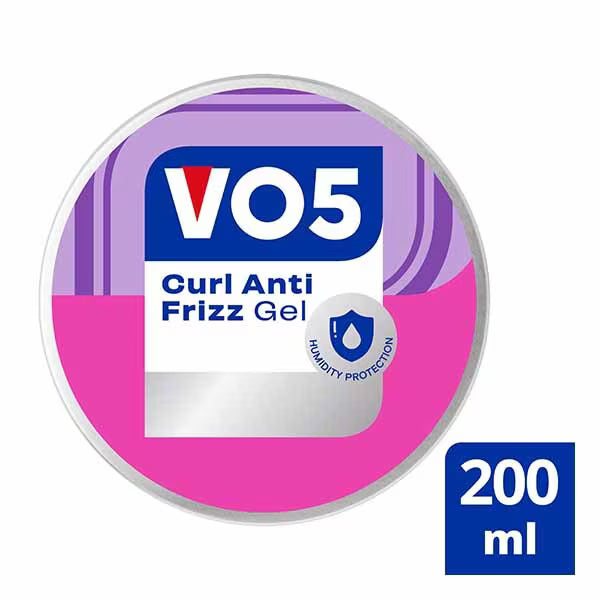 Vo5 curl anti frizz styling gel 200ml (British brand)