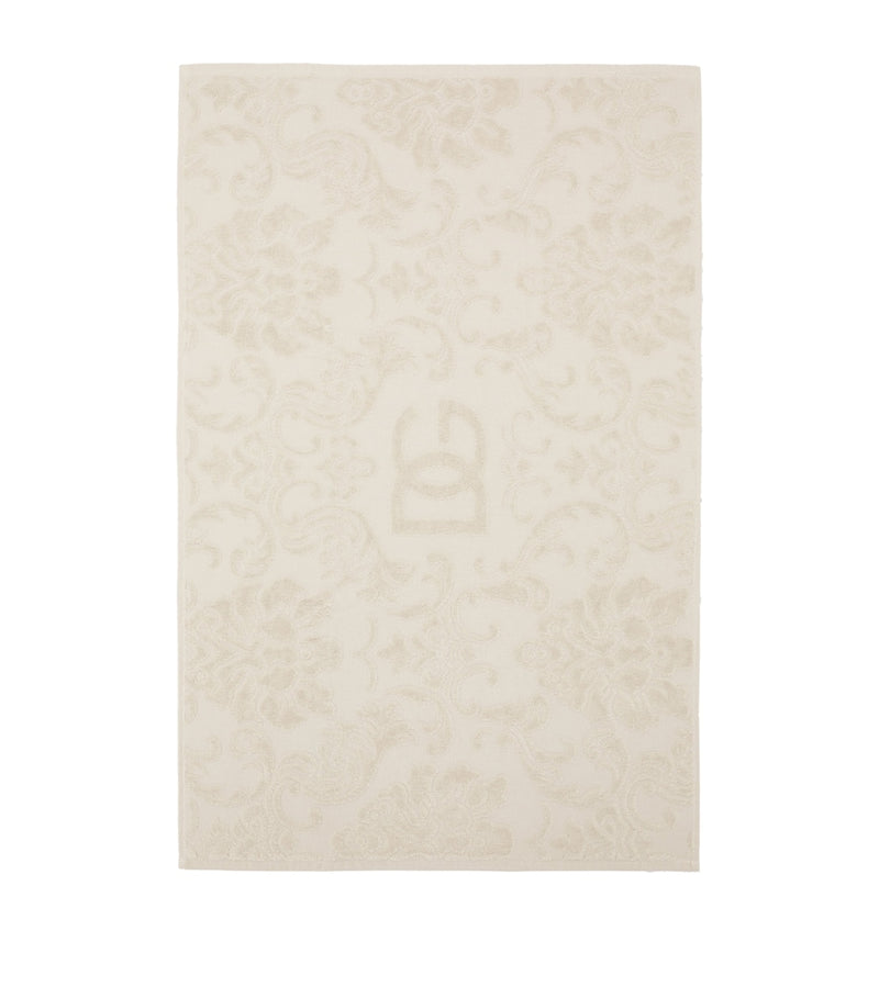 Dolce&Gabbana cotton jacquard bath mat 87cm x 54cm - British product