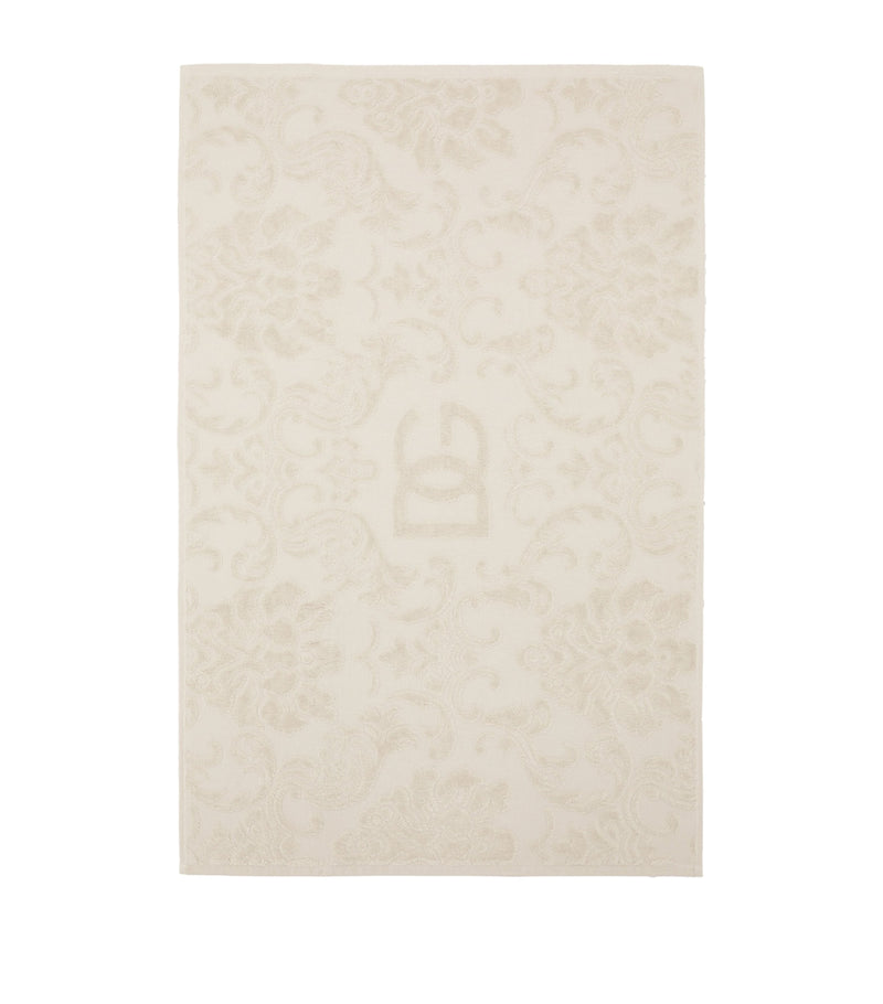 Dolce&Gabbana cotton jacquard bath mat 87cm x 54cm - British product