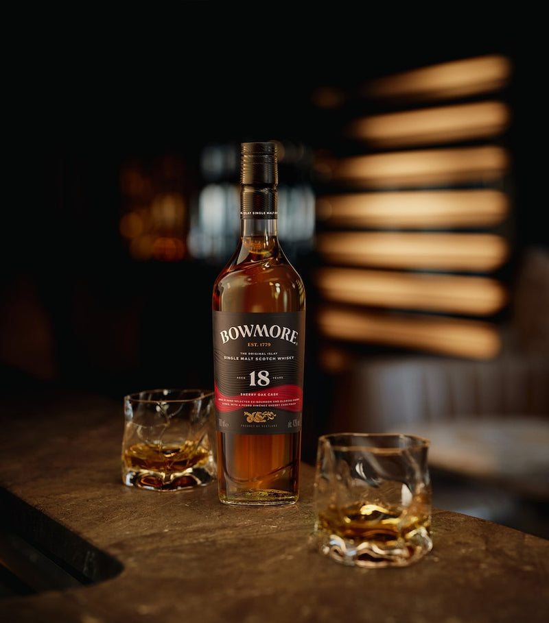 Bowmore 18-Year-Old Sherry Cask Single Malt Scotch Whisky 70cl - British product