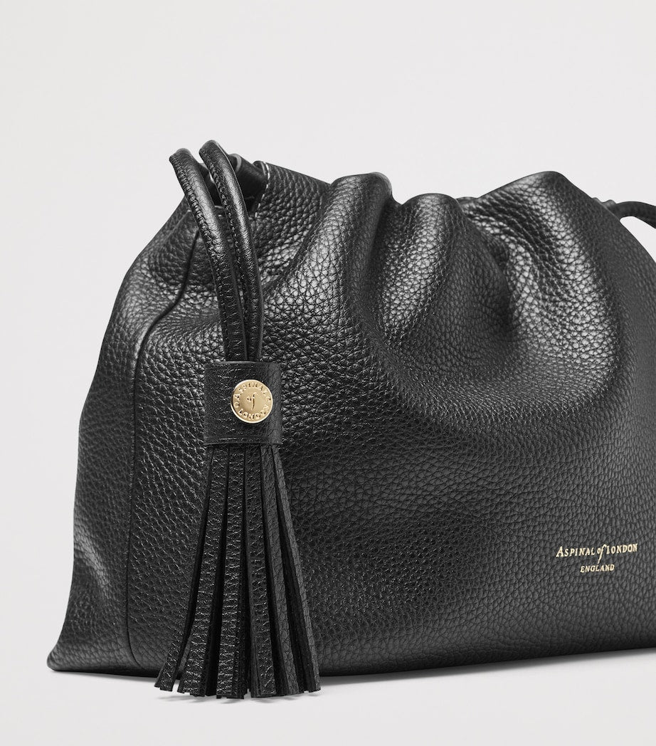 Aspinal of London Soho large leather cross-body pouch, imported from the UK