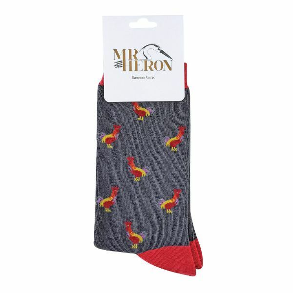 Mr Heron Mens Animal Design Bamboo Socks 6-11 UK GOODS Superdrug   