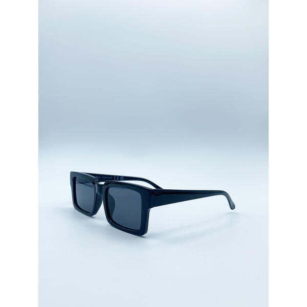 SVNX square frame sunglasses in black, UK version
