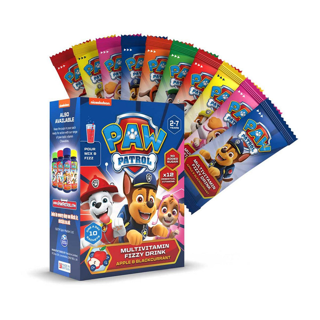 Paw Patrol Multivitamin Fizzy Drink 10 Sachets