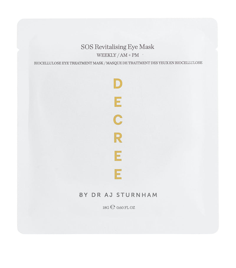 Decree SOS revitalising eye mask for brow, lids, and under-eye area 18g - British product