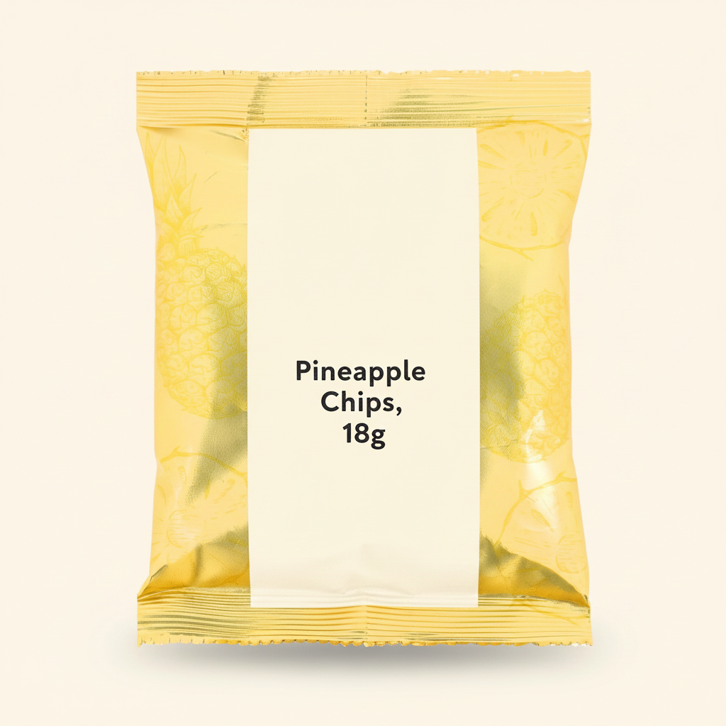 Holland & Barrett Air Dried Pineapple Chips 18g, UK version