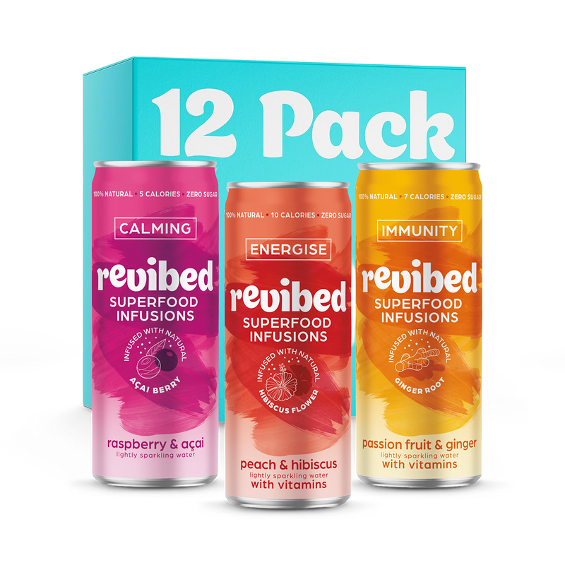 Revibed Superfood Infusions 12 pack 250ml (British brand)