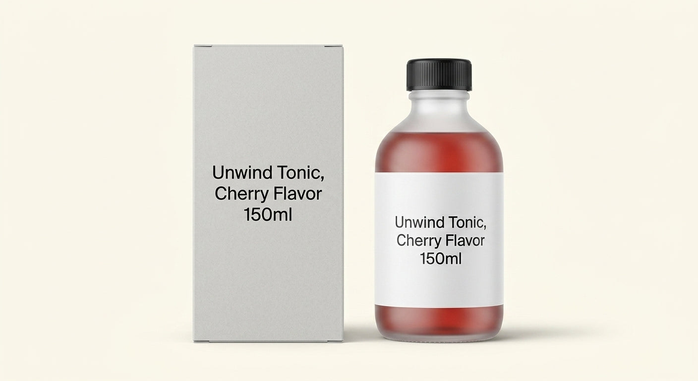 Cherry Flavoured Relaxation and Sleep Support Liquid Tonic 150ml