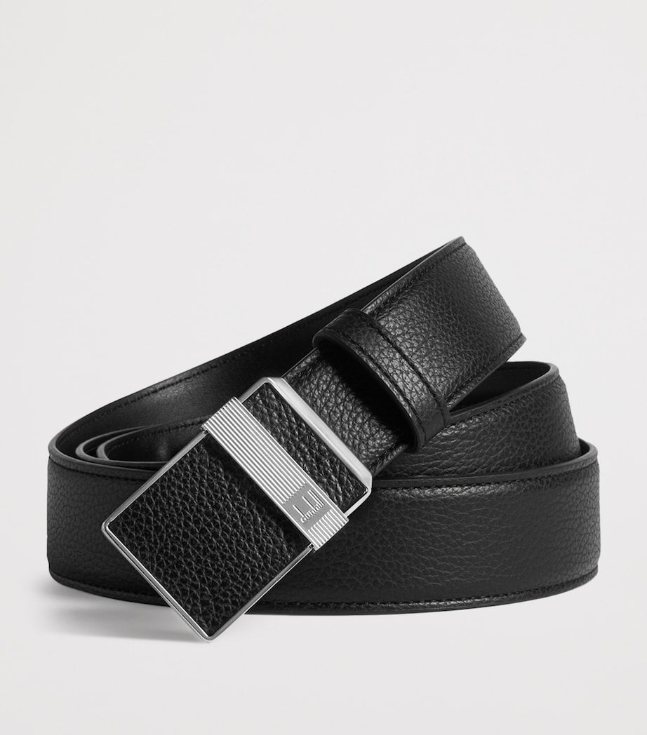 Dunhill leather automatic longtail buckle belt (British brand)