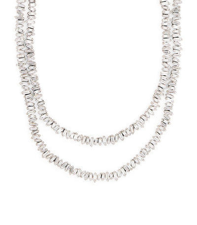 Harrods Suzanne Kalan White Gold and Diamond Classic Tennis Necklace 91.5cm- Buy online at McGrocer
