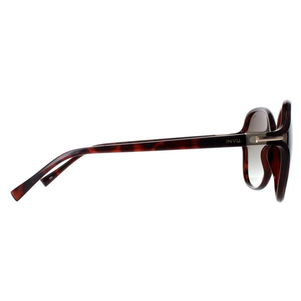 INVU B2114 brown polarized sunglasses for women, imported from the UK