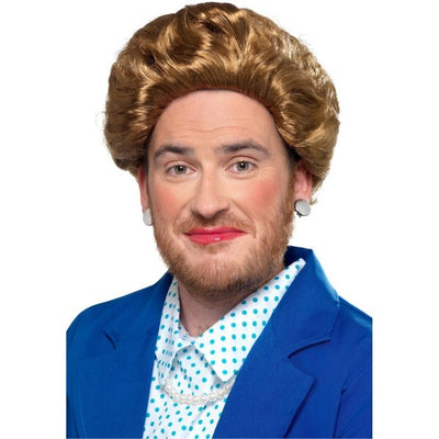 Superdrug Smiffys Iron Lady Wig Brown- Buy online at McGrocer