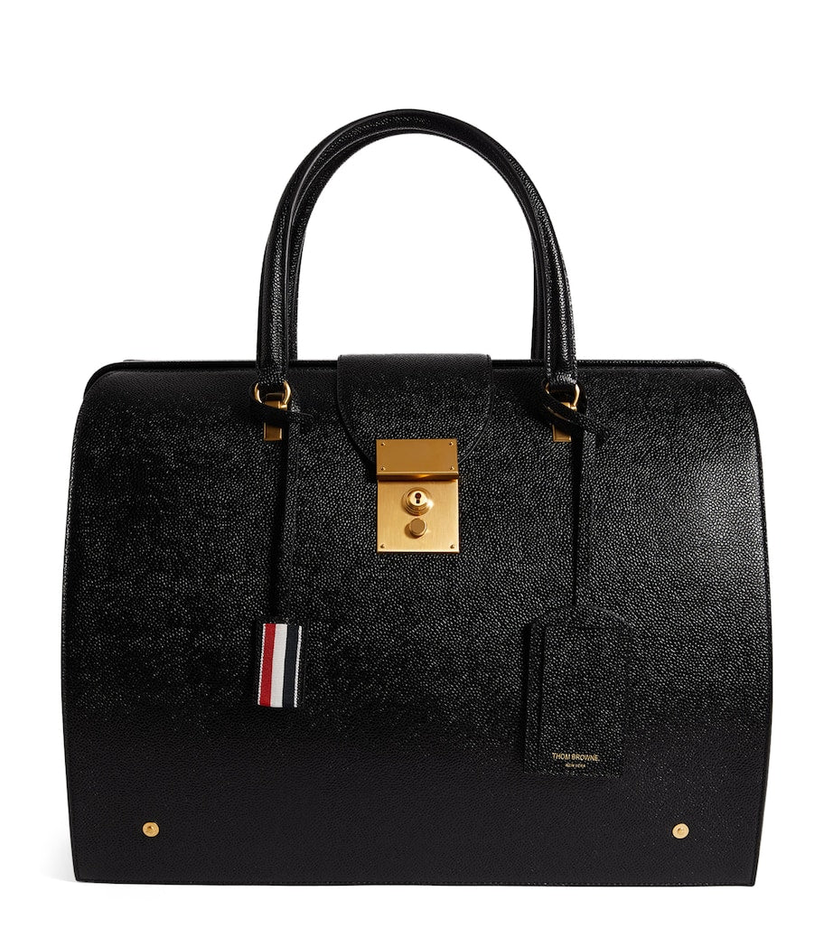 Thom Browne leather weekend bag (British brand)