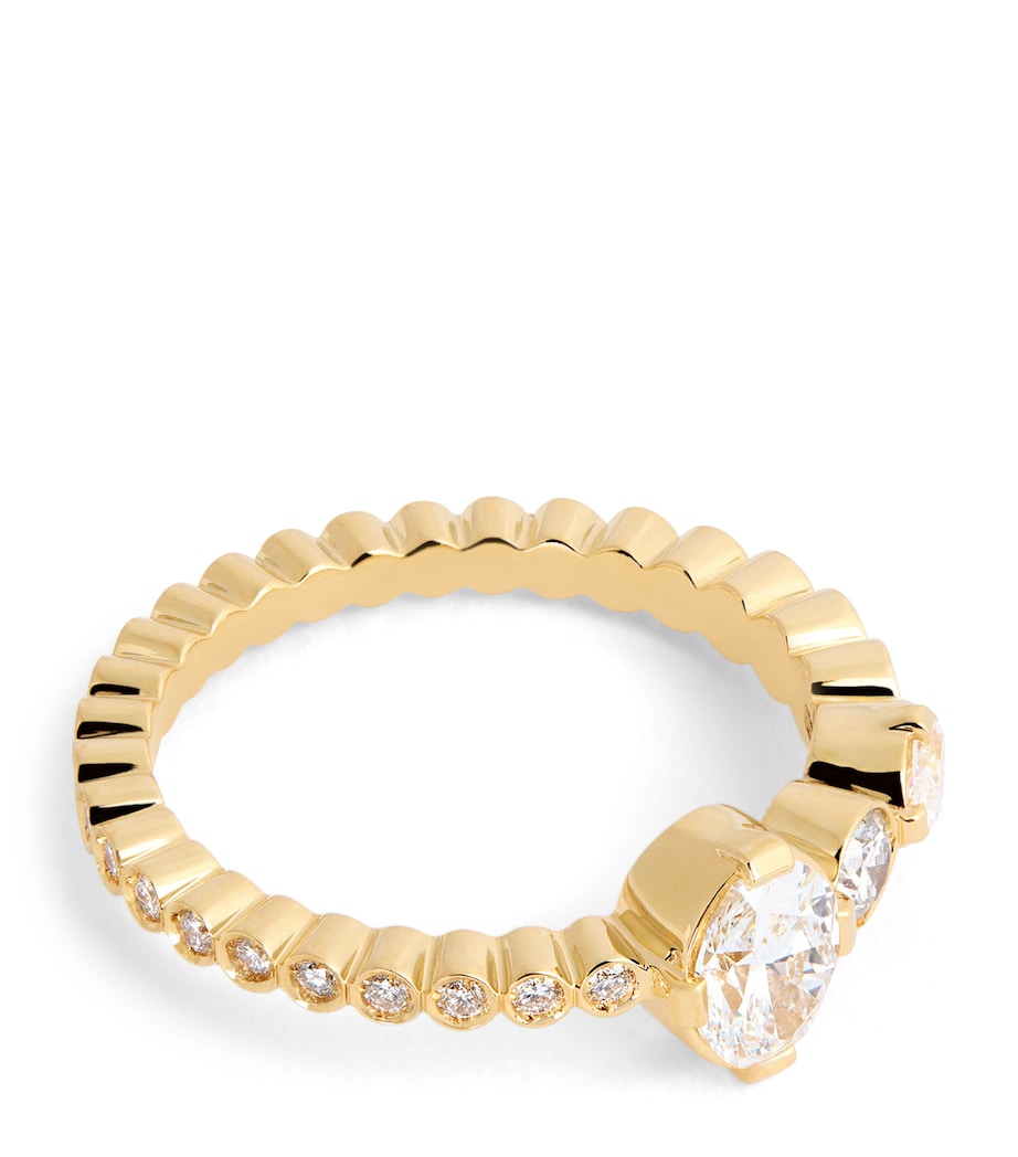 Sophie Bille Brahe diamond ring 18kt gold - British product