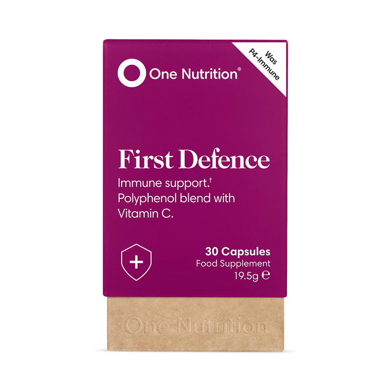 One Nutrition First Defence 30 capsules immune support supplement (British brand)