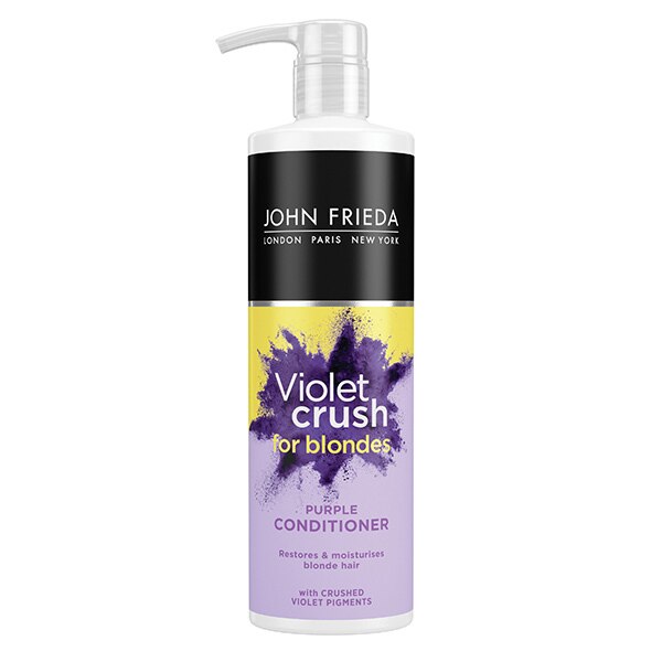 John Frieda Violet  Tone Correcting Purple Conditioner 500Ml GOODS Superdrug   