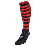 Precision Adult Pro Hooped Football Socks (7-12) GOODS Superdrug Black/Red  