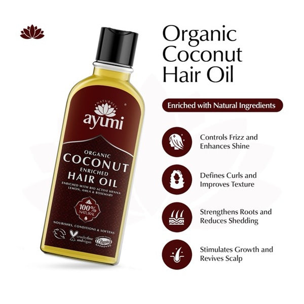 Ayumi hair oil curly & frizz free 150ml (British brand)