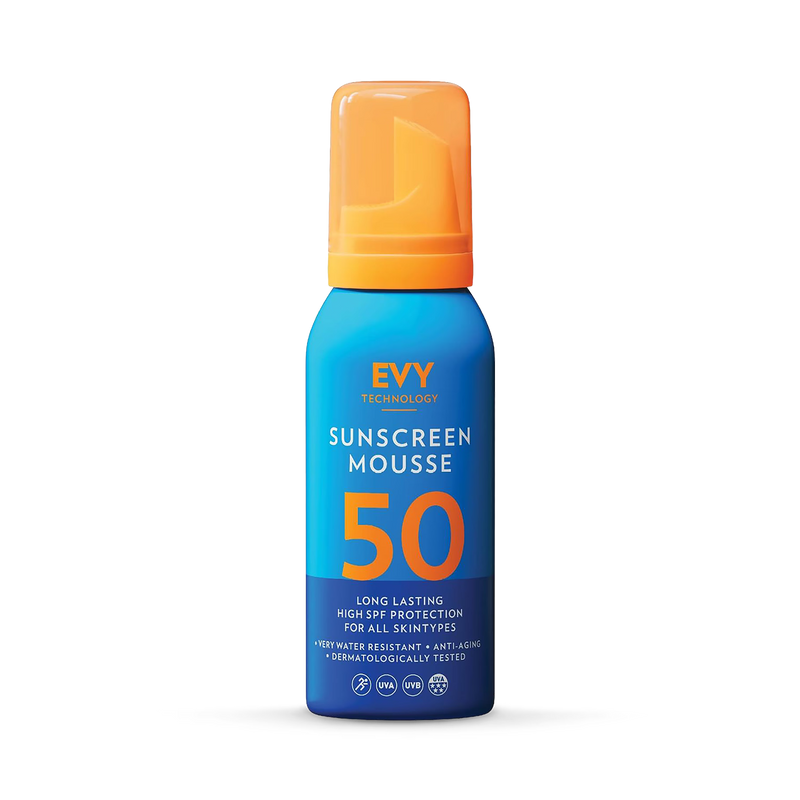 EVY Sunscreen Mousse SPF50 for sensitive skin, UK version