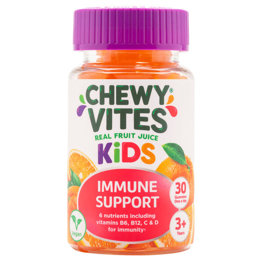 Chewy Vites Real Fruit Juice Kids Immune Support 3+ Years 30 Gummies One A Day GOODS ASDA   