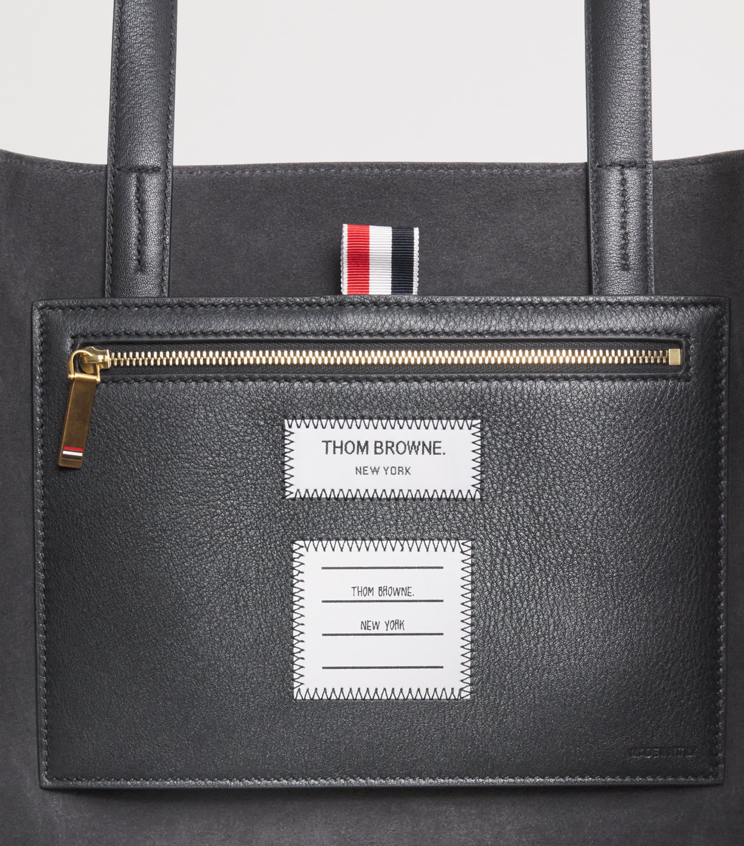 Thom Browne Cabas tote bag calf leather - British product