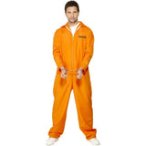 Smiffys Escaped Prisoner Costume orange boiler suit, imported from the UK