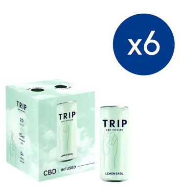 Trip CBD Drink Lemon & Basil - 24 x 250ml Bundle