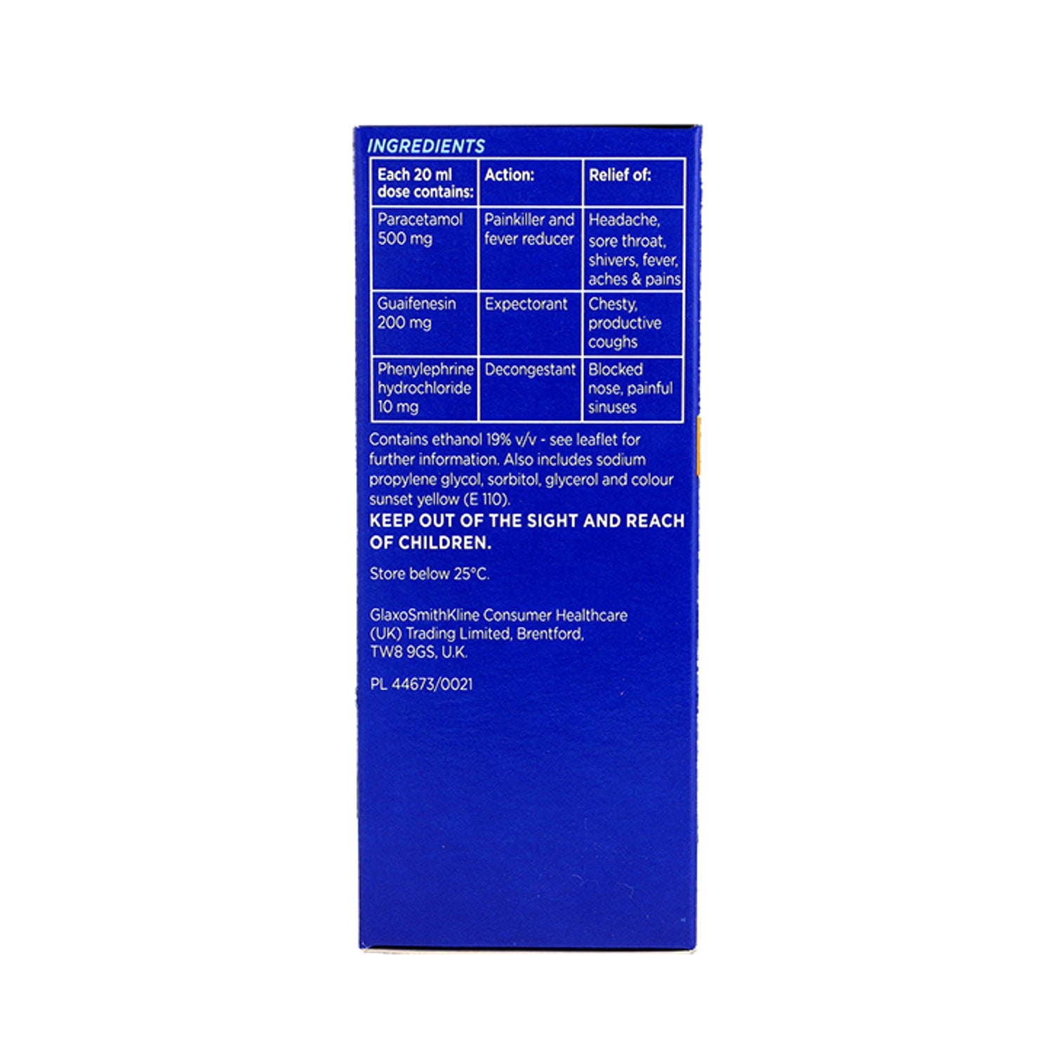Beechams All in One cold and flu liquid 160ml (British brand)