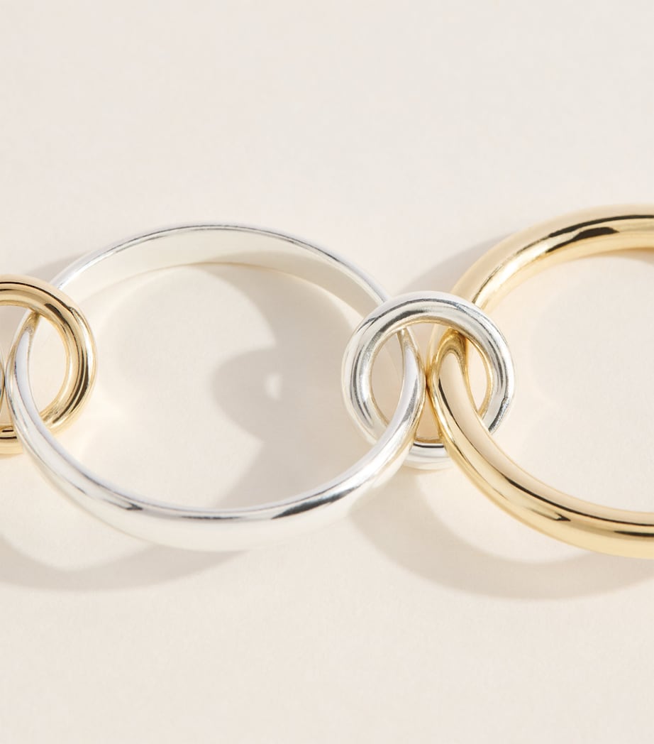 Spinelli Kilcolin Krebs Ring in Gelbgold und Sterlingsilber - Britisches Produkt