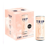 TRIP CBD Peach Ginger Drink - 4 x 250ml Multipack GOODS Boots   