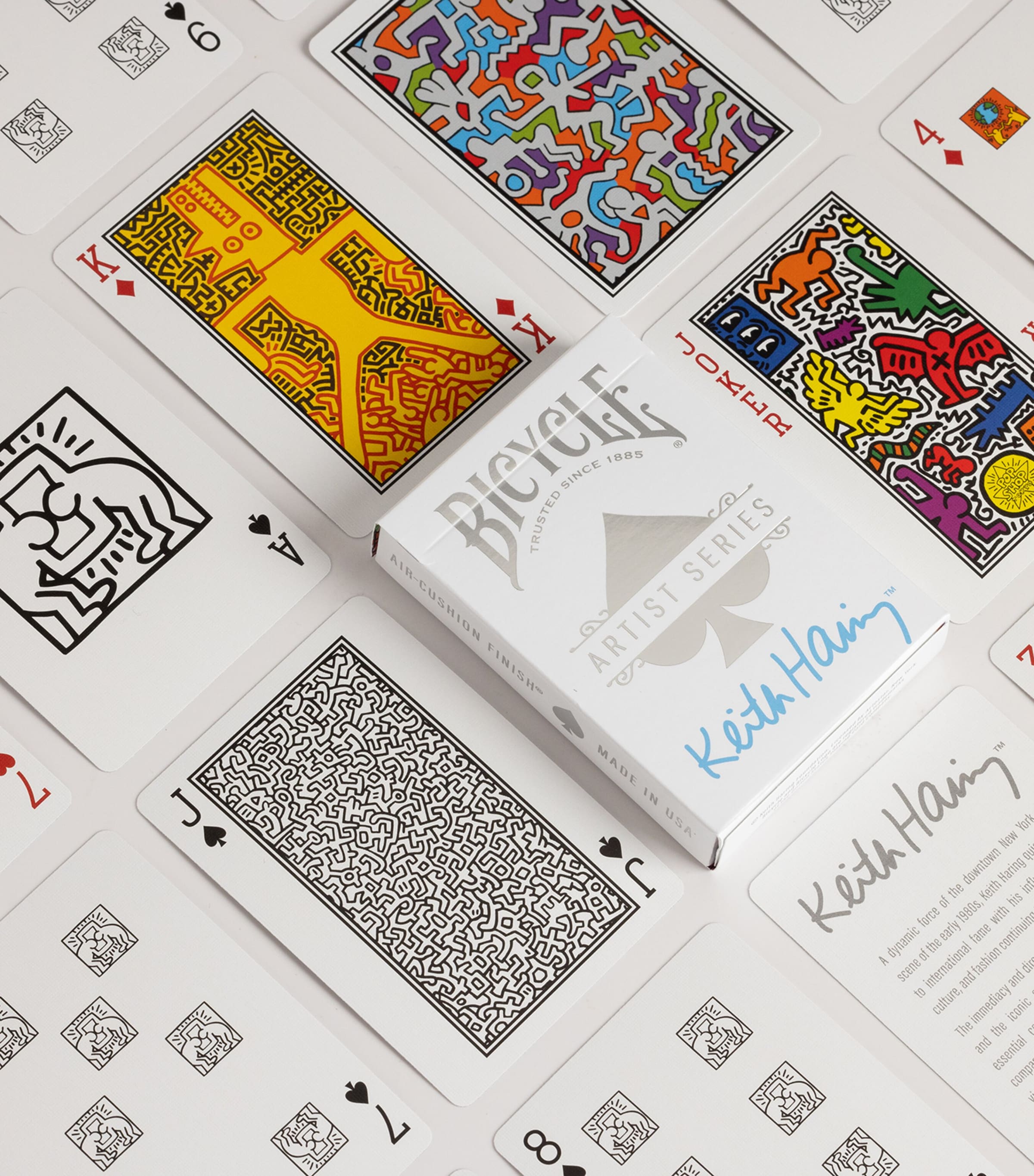 BICYCLE Keith Haring playing cards - British product