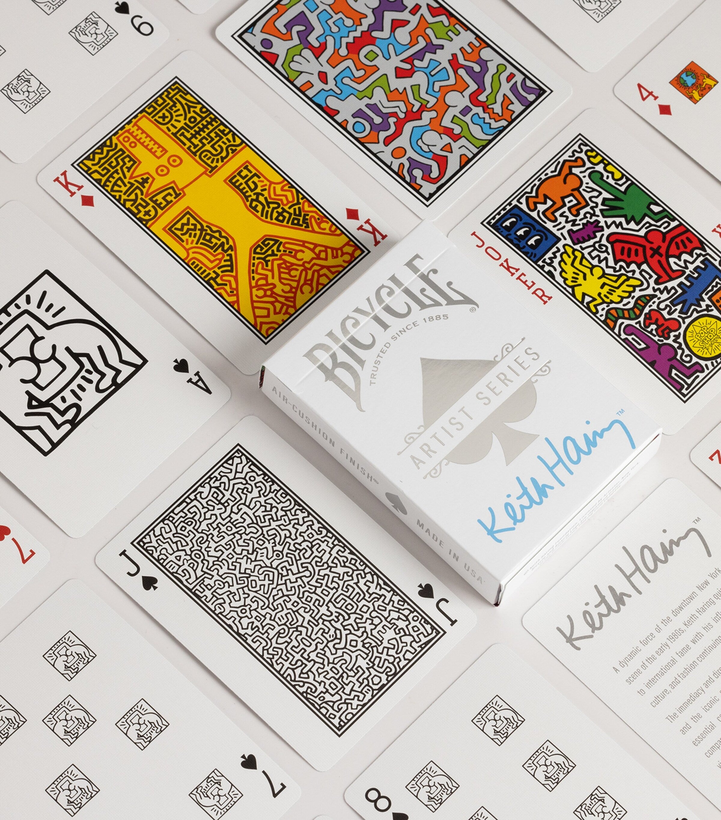 BICYCLE Artist Series Keith Haring Playing Cards
