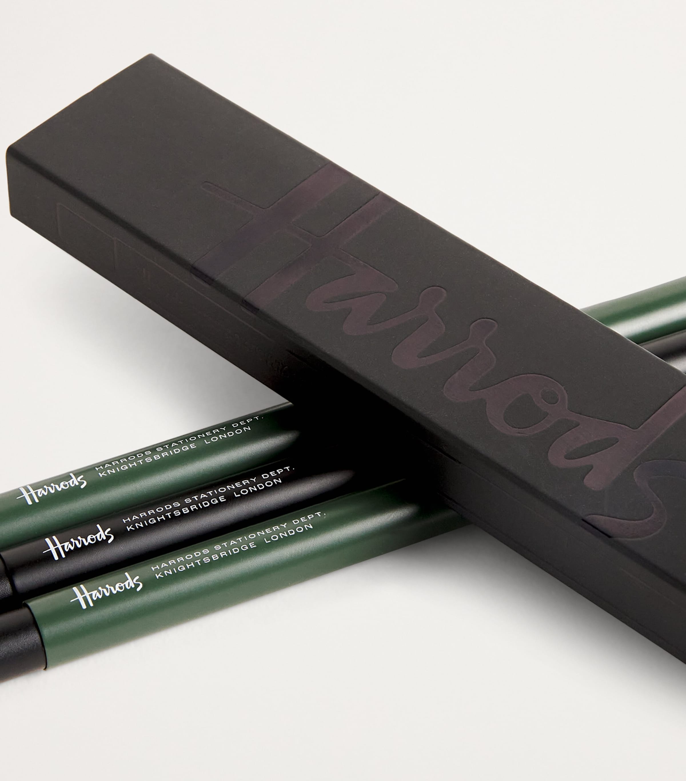 Harrods logo ballpoint pens set of 3, UK version