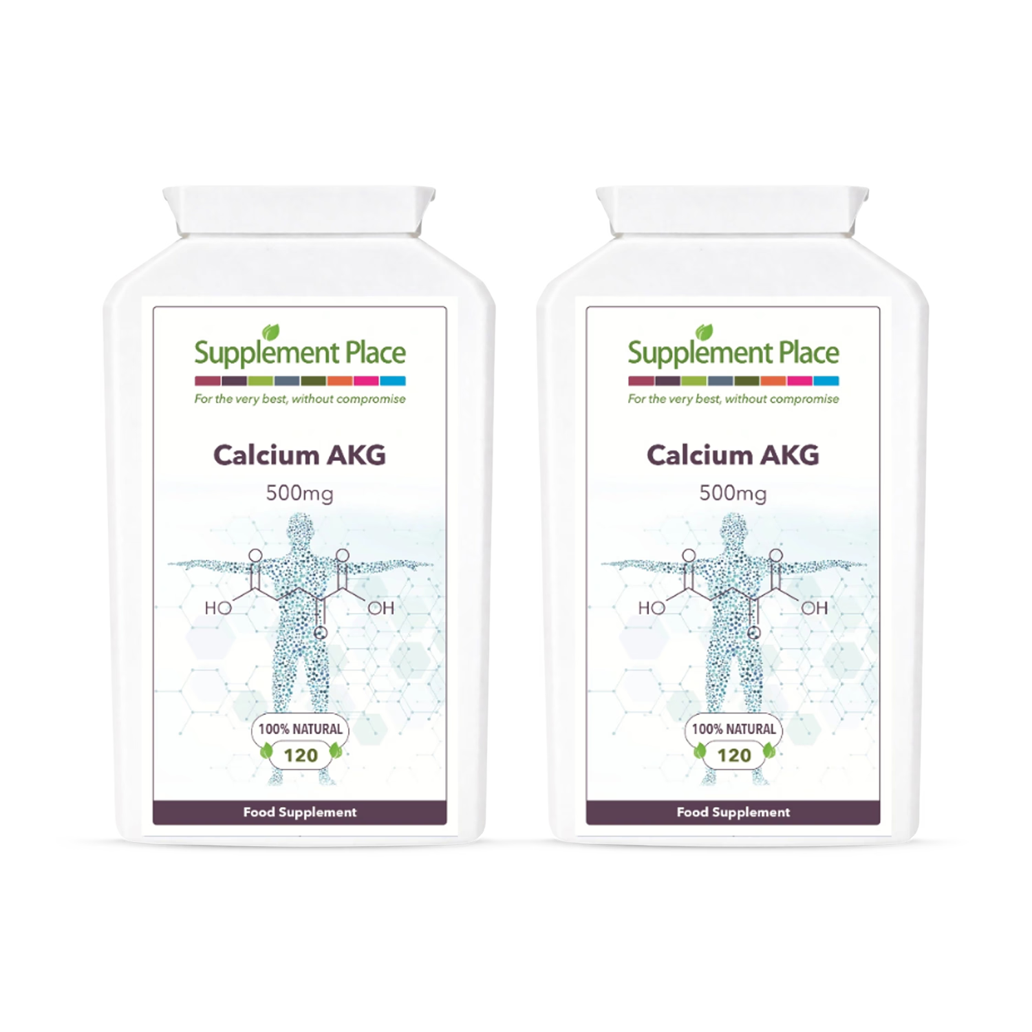 Supplement Place Calcium AKG supplement 500mg 240 capsules (British brand)