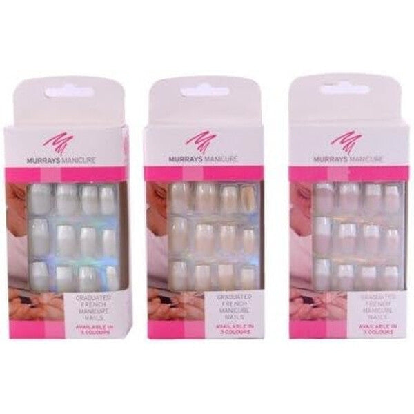Murrays French manicure nails 24 nails - British product