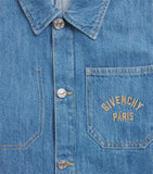 Givenchy kids denim logo-embroidered shirt 4-12+ years, UK version