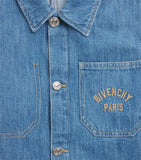 Givenchy kids denim logo-embroidered shirt 4-12+ years, UK version