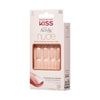 KISS press on nails chic beats short squoval 28 count (British brand)
