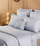 Yves Delorme triomphe celeste king fitted sheet, 150cm x 200cm (British brand)