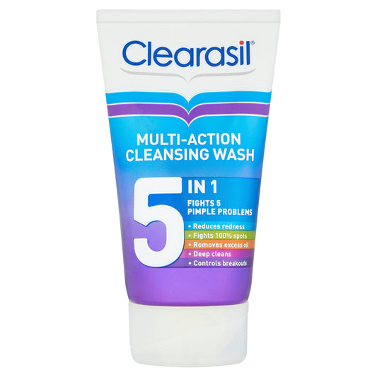 Clearasil Ultra 5 in 1 Wash 150ml Acne & problem skin Sainsburys   
